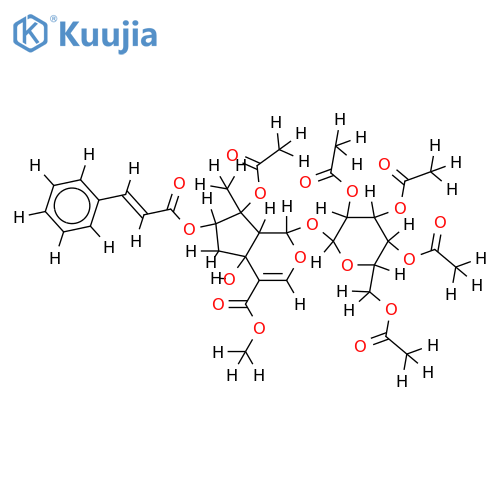 Durantosid I pentaacetat structure