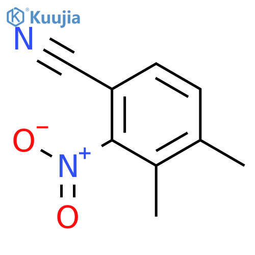 BENZONITRILE, 3,4-DIMETHYL-2-NITRO- structure
