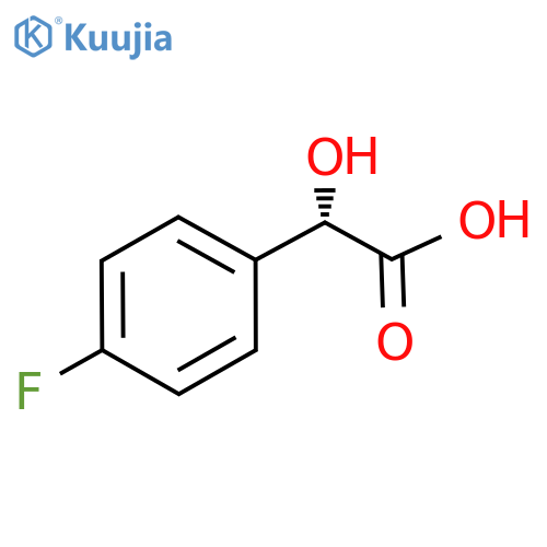 (2S)-2-(4-fluorophenyl)-2-hydroxyacetic acid structure