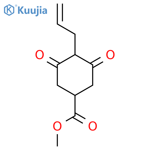 Methyl 4-Allyl-3,5-dioxo-1-cyclohexanecarboxylate structure