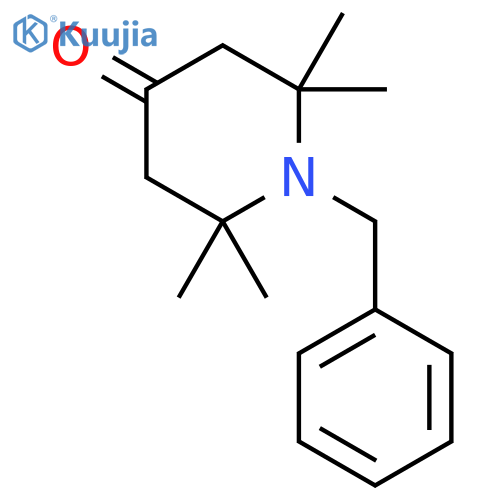4-Piperidinone, 2,2,6,6-tetramethyl-1-(phenylmethyl)- structure