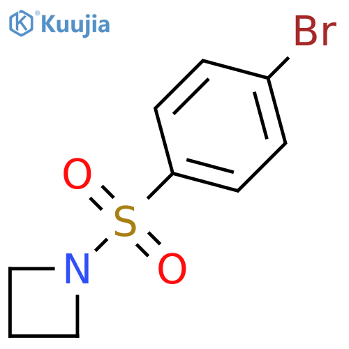 1-(4-bromophenyl)sulfonylazetidine structure