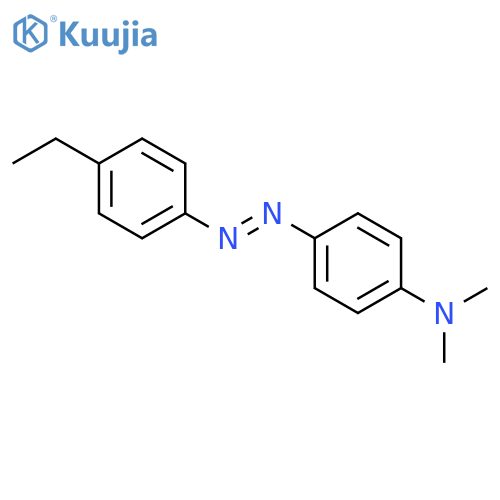 Benzenamine,4-[2-(4-ethylphenyl)diazenyl]-N,N-dimethyl- structure