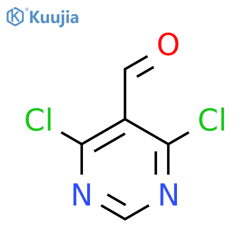 4,6-Dichloropyrimidine-5-carbaldehyde structure