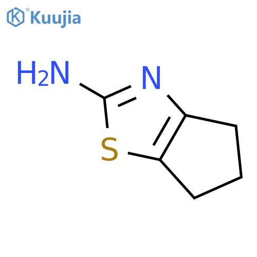 4H,5H,6H-cyclopenta[d][1,3]thiazol-2-amine structure