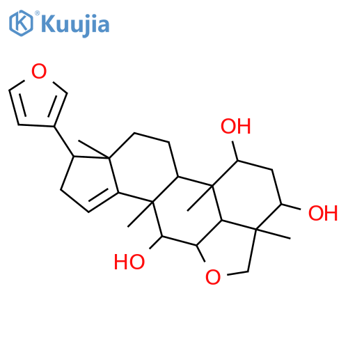 9-(furan-3-yl)-3a,6a,9a,11b-tetramethyl-1,2,3,3a,4,5a,6,6a,8,9,9a,10,11,11a,11b,11c-hexadecahydrocyclopenta[7,8]phenanthro[10,1-bc]furan-1,3,6-triol structure