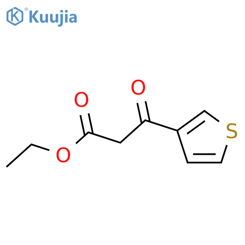 Ethyl 3-oxo-3-(thiophen-3-yl)propanoate structure