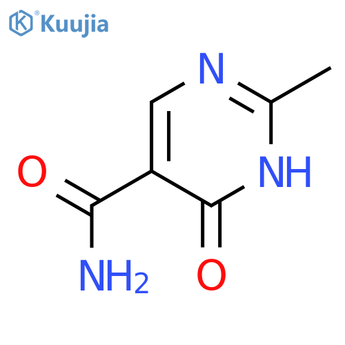 4-hydroxy-2-methylpyrimidine-5-carboxamide structure