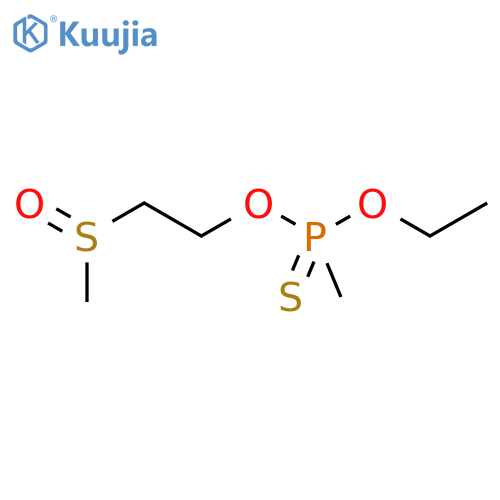O-ethyl O-{2-[(S)-methylsulfinyl]ethyl} methylphosphonothioate structure