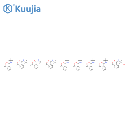 BENZAMIDE, 2-ACETYL-N-(1,1-DIMETHYLETHYL)-, HYDRATE (9:1) structure