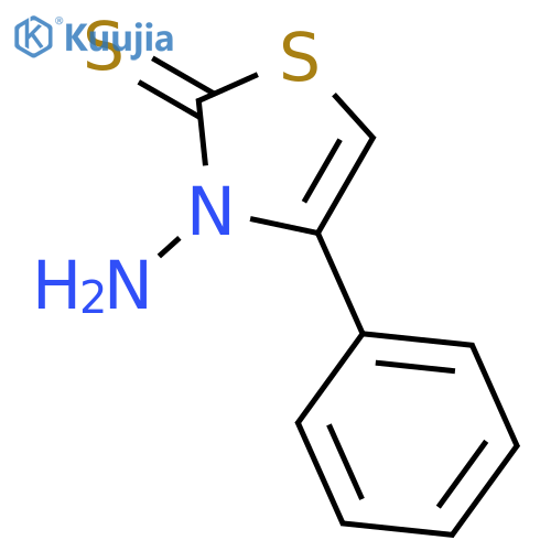 2(3H)-Thiazolethione,3-amino-4-phenyl- structure