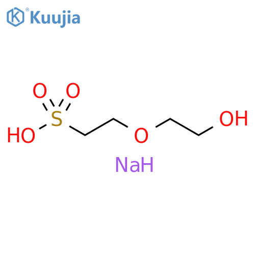 Ethanesulfonic acid, 2-(2-hydroxyethoxy)-, sodium salt (1:1) structure