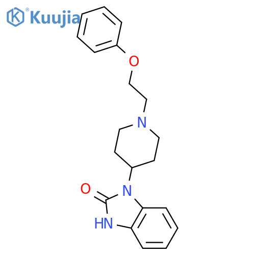 1-1-(2-phenoxyethyl)piperidin-4-yl-2,3-dihydro-1H-1,3-benzodiazol-2-one structure