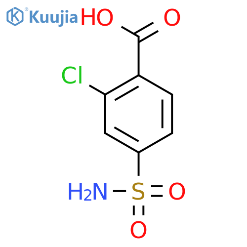 2-Chloro-4-sulfamoylbenzoic Acid structure