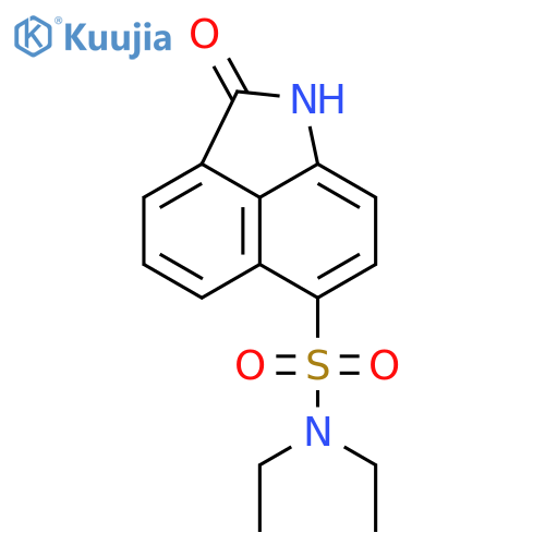 N,N-Diethyl-3-oxo-2-azatricyclo6.3.1.0,4,12dodeca-1(12),4,6,8,10-pentaene-9-sulfonamide structure