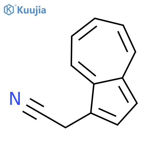 1-Azuleneacetonitrile structure