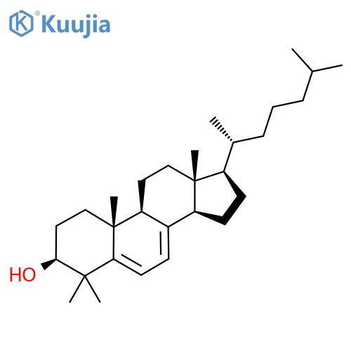 (3b)-4,4-Dimethyl-cholesta-5,7-dien-3-ol structure