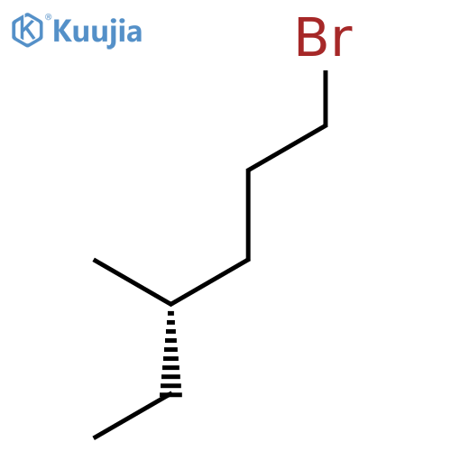 (s)-(+)-1-bromo-4-methylhexane structure