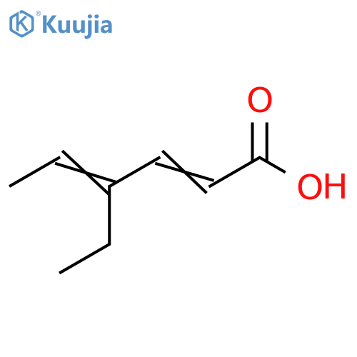 4-ethylhexa-2,4-dienoic acid structure