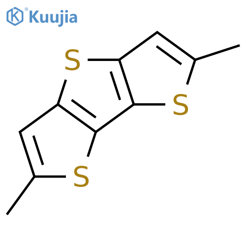 DITHIENO[3,2-B:2',3'-D]THIOPHENE, 2,6-DIMETHYL- structure