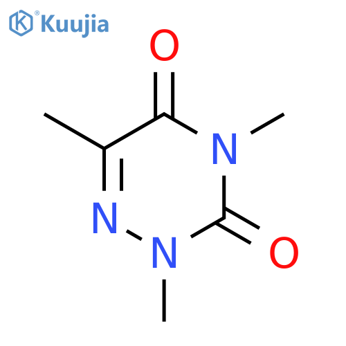 1,2,4-Triazine-3,5(2H,4H)-dione, 2,4,6-trimethyl- structure