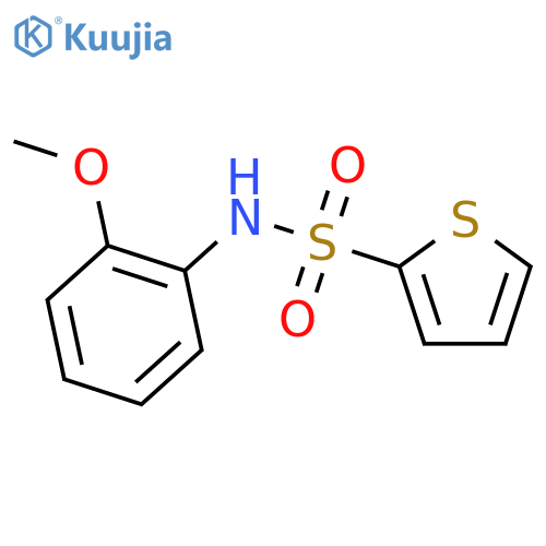 N-(2-methoxyphenyl)thiophene-2-sulfonamide structure