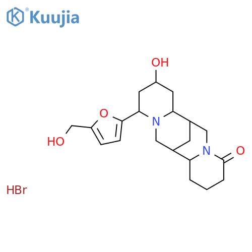 13-Epihydroxy-15-(5-hydroxymethyl-2-furanyl)lupanine; Hydrobromide structure
