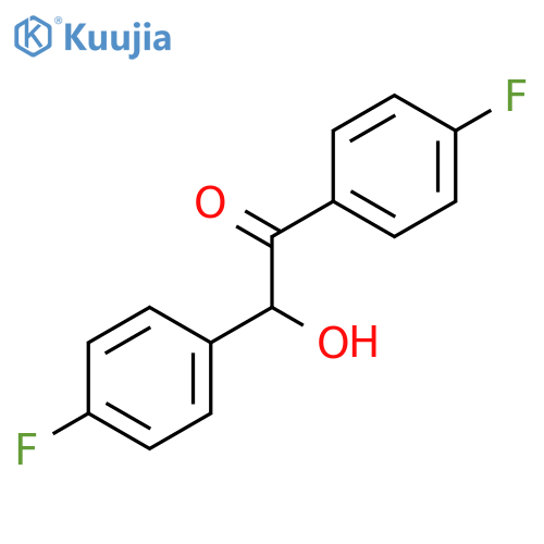 1,2-Bis(4-fluorophenyl)-2-hydroxyethanone structure