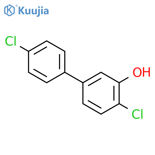 [1,1'-Biphenyl]-3-ol,4,4'-dichloro- structure