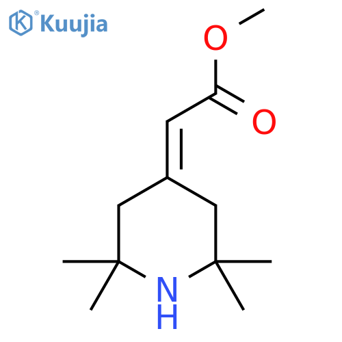 methyl 2-(2,2,6,6-tetramethylpiperidin-4-ylidene)acetate structure