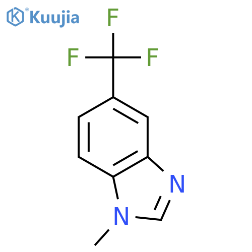 1-Methyl-5-trifluoromethylbenzimidazole structure