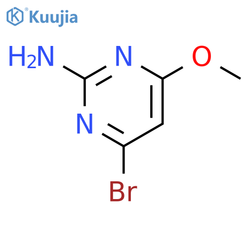 4-bromo-6-methoxypyrimidin-2-amine structure