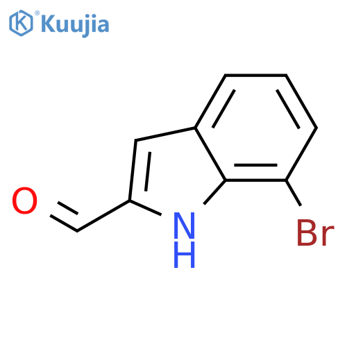 7-Bromo-1H-indole-2-carbaldehyde structure