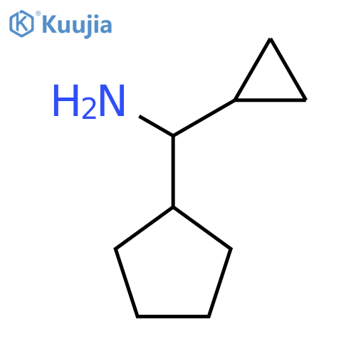 Cyclopentanemethanamine, alpha-cyclopropyl- structure