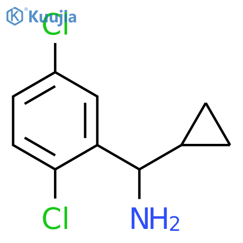 Cyclopropyl(2,5-dichlorophenyl)methanamine structure