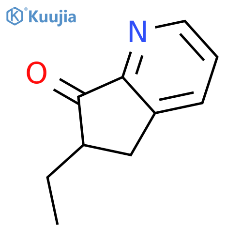 6-Ethyl-5,6-dihydro-7H-cyclopenta[b]pyridin-7-one structure