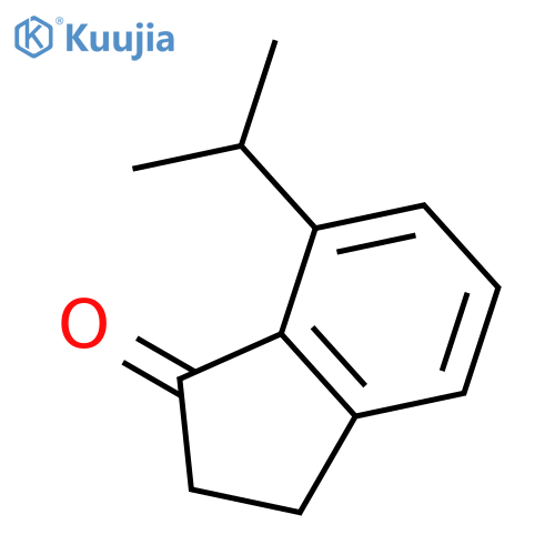 1H-Inden-1-one,2,3-dihydro-7-(1-methylethyl)-(9CI) structure