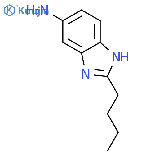 1H-Benzimidazol-5-amine,2-butyl-(9CI) structure