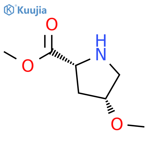 methyl (2R,4R)-4-methoxypyrrolidine-2-carboxylate structure