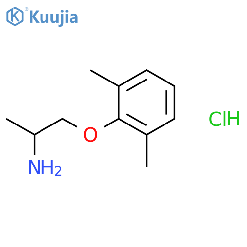 Mexiletine hydrochloride structure