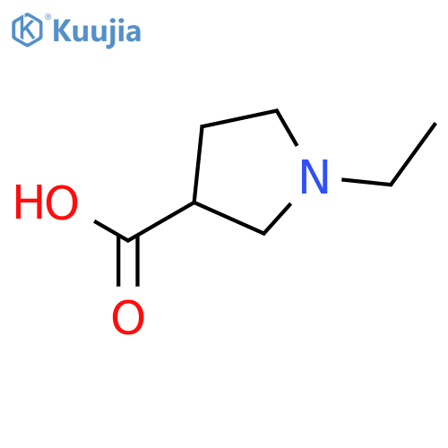 1-Ethylpyrrolidine-3-carboxylic acid structure