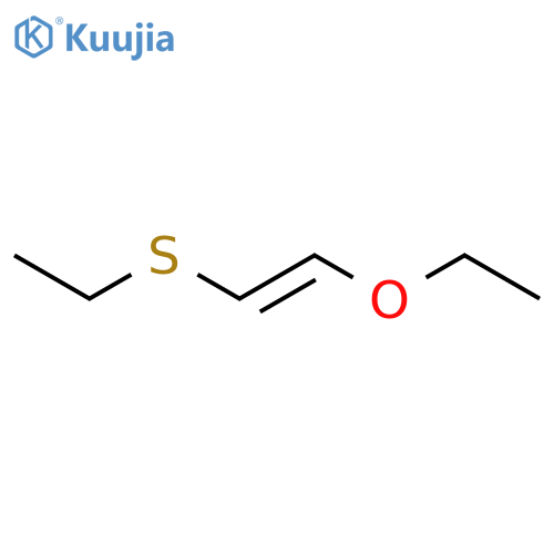 (E)-1-ethoxy-2-(ethylsulfanyl)ethene structure