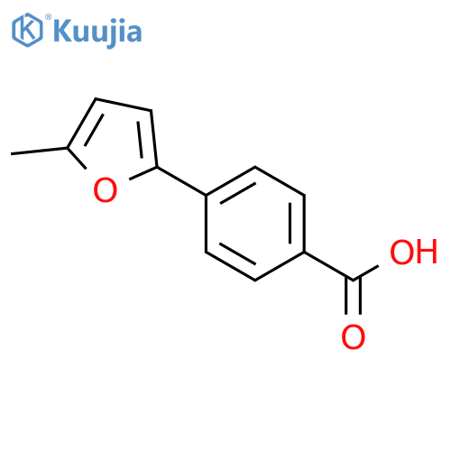 4-(5-Methyl-2-furyl)benzoic Acid structure