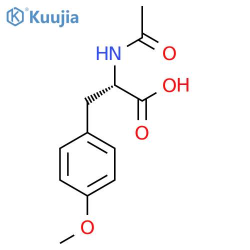 2-acetamido-3-(4-methoxyphenyl)propanoic acid structure