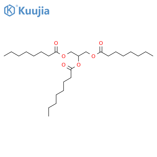 Tricaprylin structure