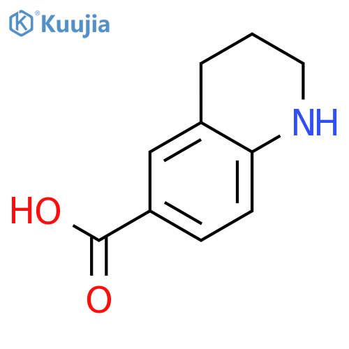 1,2,3,4-Tetrahydroquinoline-6-carboxylic acid structure