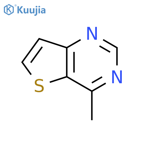thieno[3,2-d]pyrimidine, 4-methyl- (9ci) structure