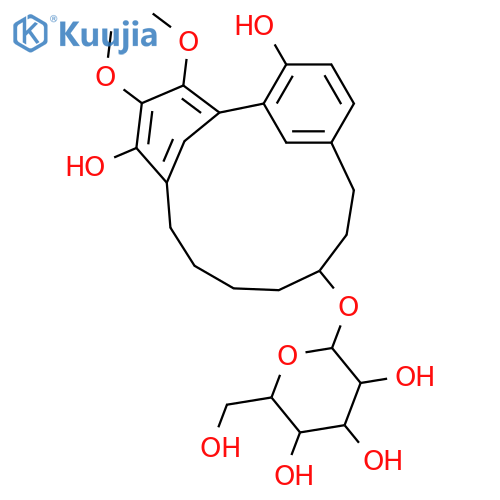 Myricanol; (ξ)-form, 11-O-β-D-Glucopyranoside structure