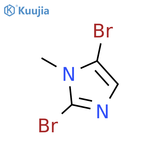 2,5-dibromo-1-methyl-imidazole structure