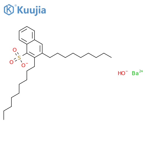 (dinonylnaphthalene-1-sulphonato-O)hydroxybarium structure